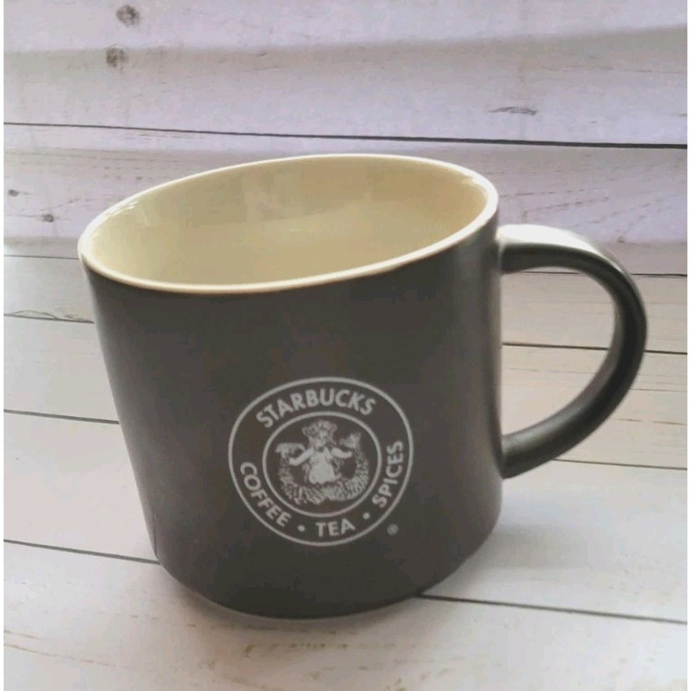 Starbucks Mug First Store Pike Place Market Seattle‎ 1971 Cup Brown Matte 14 oz